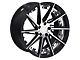 TW Racing E2 Forged Gloss Black with Machined Face Wheel; Rear Only; 20x10 (10-14 Mustang)