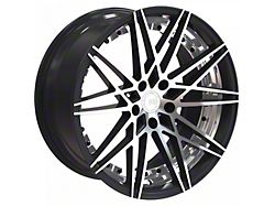 TW Racing E4 Forged Gloss Black with Machined Face Wheel; 20x8.5 (10-14 Mustang)