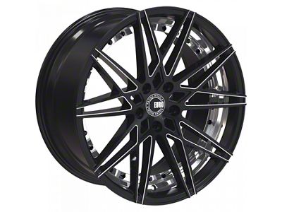 TW Racing E4 Forged Gloss Black with Milled Spokes Wheel; 20x8.5; 35mm Offset (10-14 Mustang)