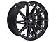 TW Racing E2 Forged Gloss Black with Milled Spokes Wheel; 20x8.5 (15-23 Mustang GT, EcoBoost, V6)