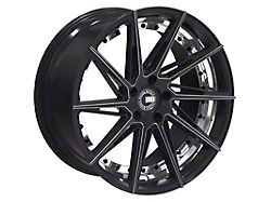 TW Racing E2 Forged Gloss Black with Milled Spokes Wheel; Rear Only; 20x10 (15-23 Mustang GT, EcoBoost, V6)