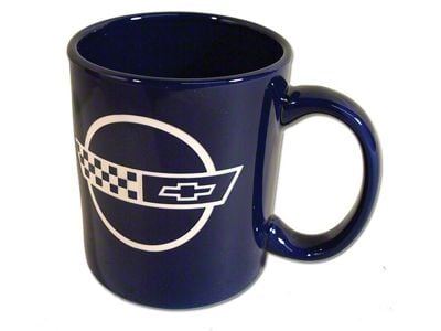 11-oz. Coffee Mug with C4 Logo; Cobalt