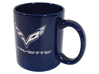 11-oz. Coffee Mug with C7 Logo; Cobalt