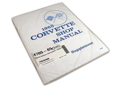 1965 Corvette Shop Manual Supplement