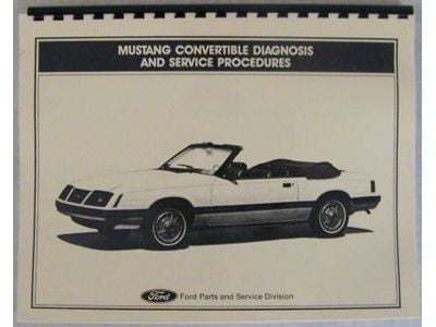 1983-1993 Convertible Diagnosis and Service Procedures Manual