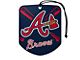 Air Fresheners with Atlanta Braves Logo; Navy