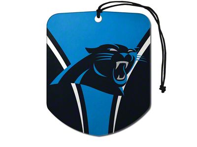 Air Fresheners with Carolina Panthers Logo; Blue and Black