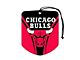 Air Fresheners with Chicago Bulls Logo; Red