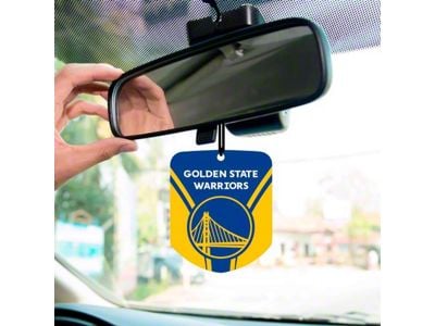 Air Fresheners with Golden State Warriors Logo; Blue