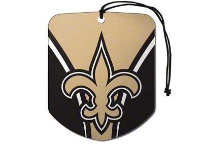 Air Fresheners with New Orleans Saints Logo; Gold and Black