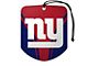 Air Fresheners with New York Giants Logo; Dark Blue