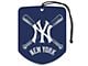 Air Fresheners with New York Yankees Logo; Blue