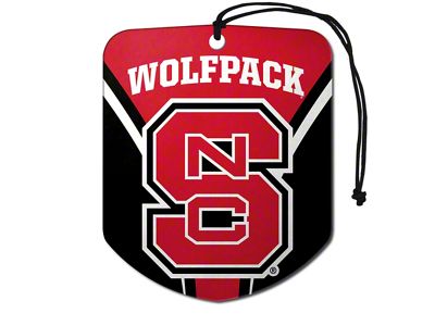 Air Fresheners with North Carolina State University Logo; Red and Black