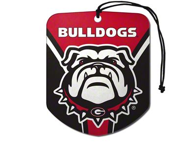 Air Fresheners with University of Georgia Logo; Red and Black