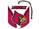 Air Fresheners with University of Louisville Logo; Red