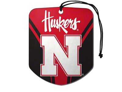 Air Fresheners with University of Nebraska Logo; Red, Black