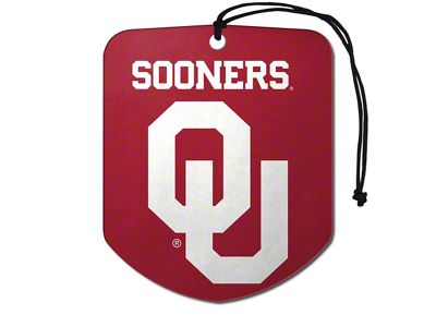 Air Fresheners with University of Oklahoma Logo; Crimson