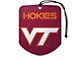 Air Fresheners with Virginia Tech Logo; Red and Orange