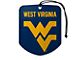 Air Fresheners with West Virginia University Logo; Blue and Yellow