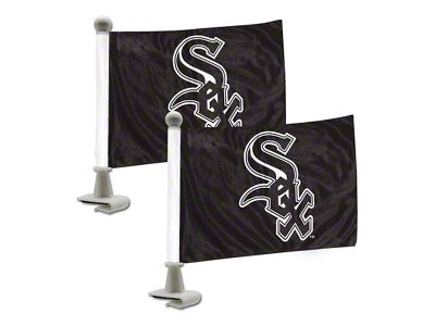 Ambassador Flags with Chicago White Sox Logo; Black (Universal; Some Adaptation May Be Required)