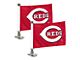 Ambassador Flags with Cincinnati Reds Logo; Red (Universal; Some Adaptation May Be Required)