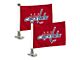 Ambassador Flags with Washington Capitals Logo; Red (Universal; Some Adaptation May Be Required)