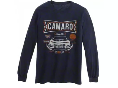 American Heritage Long Sleeve Tee; Navy