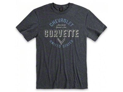 Americas Sports Car Tee; Heather Dark Gray