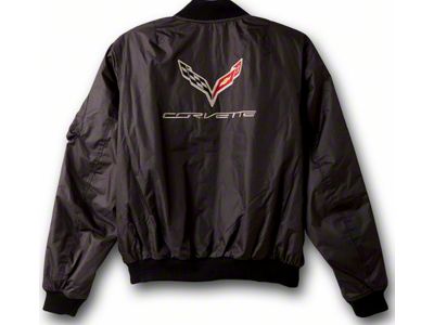 Aviator Jacket with Logo and Script