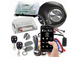 Billet Push Button Engine Start/Stop with Keyless Entry, Remote Start and RFID Kit; Non-Illuminated (Universal; Some Adaptation May Be Required)