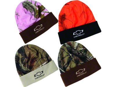 Bowtie Cuff Camo Beanie; Realtree/Brown