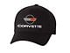 C4 Embroidered Hat; Black