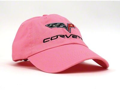 C6 Logo Hat; Pink