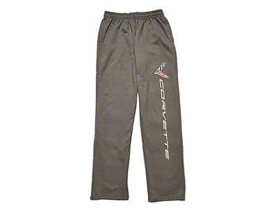 C8 Fleece Lounge Pants; Gray