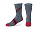 C8 LogoCrew Socks; Heather Gray