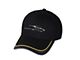 C8 Stingray Silhouette Hat; Black with Carbon Fiber