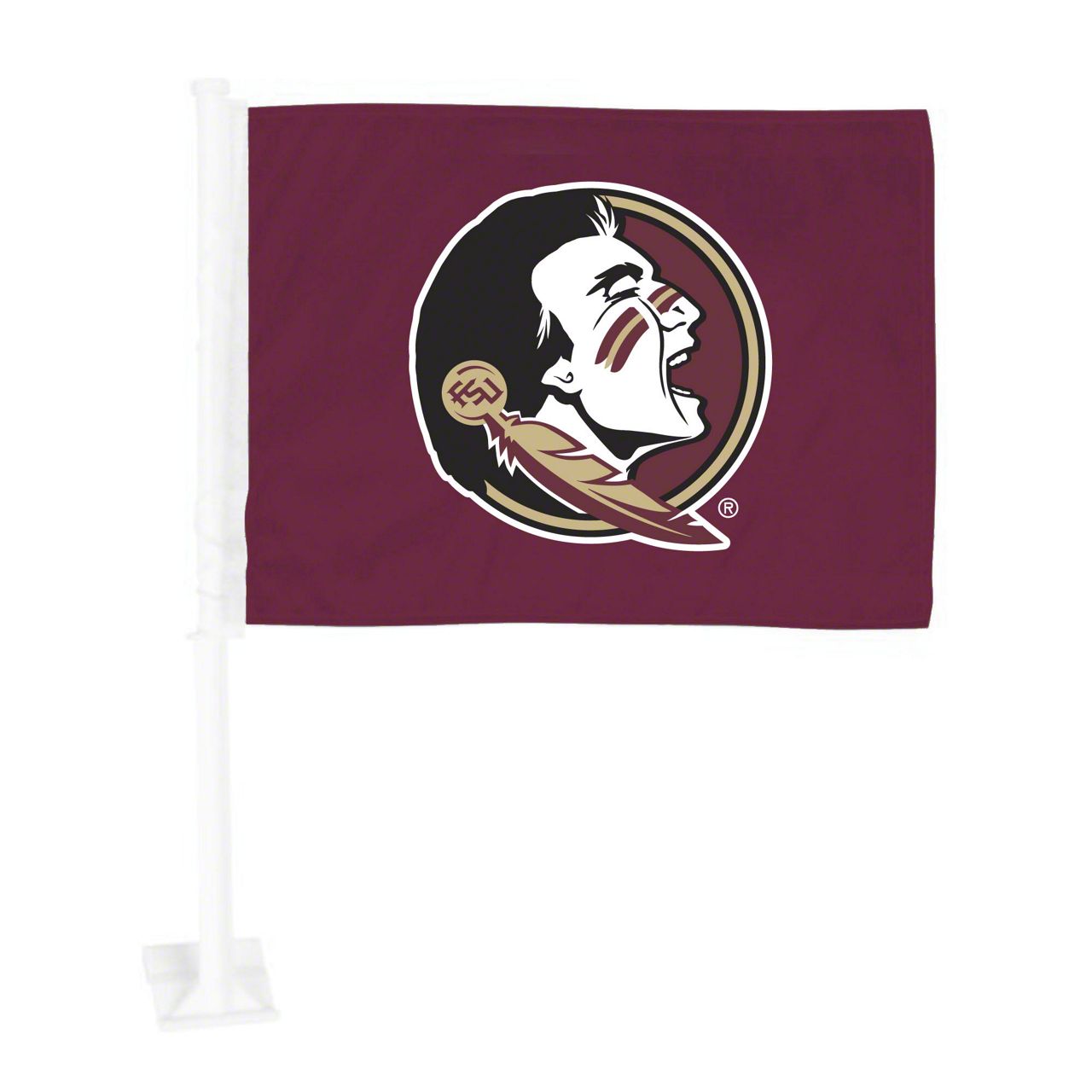 Universal AM Car Flag with Florida State University Logo; Maroon ...