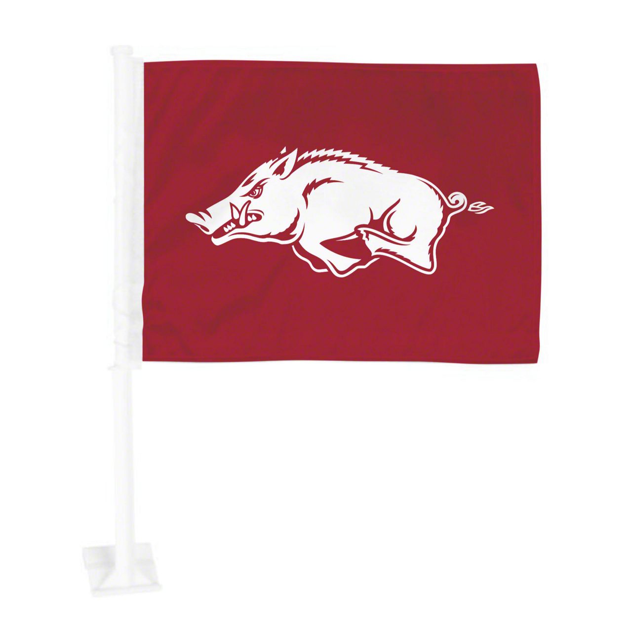 Universal AM Car Flag with University of Arkansas Logo; Red (Universal ...