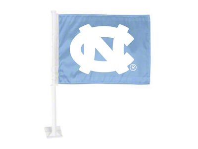 Car Flag with University of North Carolina at Chapel Hill Logo; Blue (Universal; Some Adaptation May Be Required)