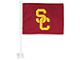 Car Flag with University of Southern California Logo; Red (Universal; Some Adaptation May Be Required)