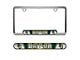 Embossed License Plate Frame with Baylor University Logo; Green (Universal; Some Adaptation May Be Required)