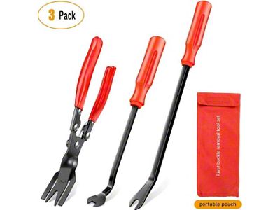 Fastener Clip and Retainer Removal Tool Set