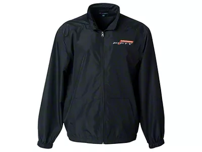 Fifty Logo Light Weight Jacket; Black