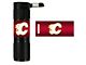 Flashlight with Calgary Flames Logo; Red