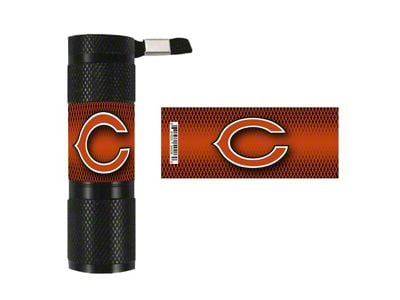 Flashlight with Chicago Bears Logo; Orange