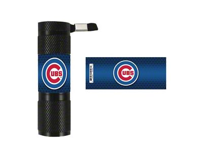 Flashlight with Chicago Cubs Logo; Blue