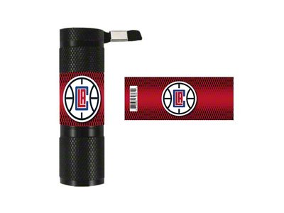 Flashlight with Los Angeles Clippers Logo; Red