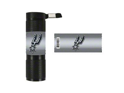 Flashlight with San Antonio Spurs Logo; Silver