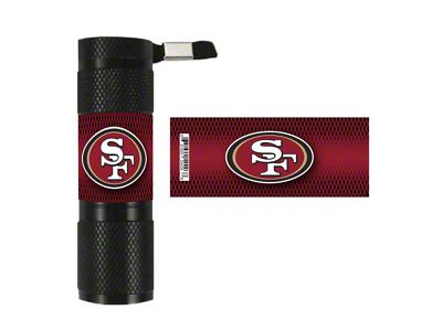 Flashlight with San Francisco 49ers Logo; Red