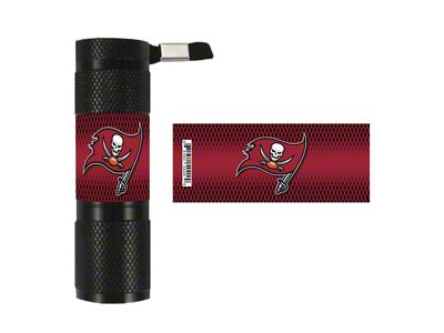 Flashlight with Tampa Bay Buccaneers Logo; Pewter